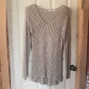 Crochet type sweater